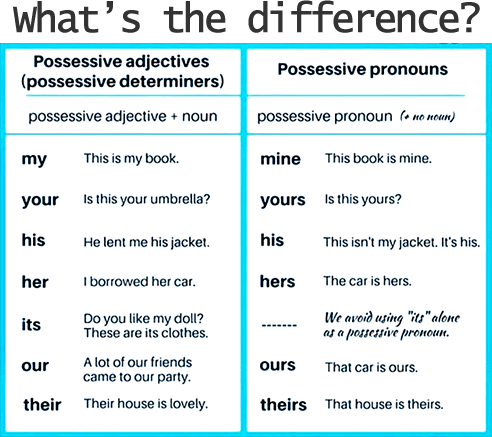 Possessive Adjectives