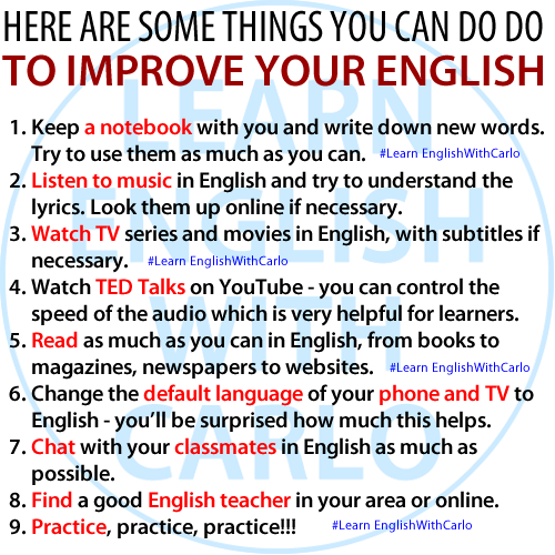 IMPROVE YOUR ENGLISH - ENGLISH - Your Way!